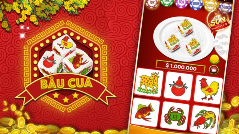 Bầu cua là một trò chơi dân gian quen thuộc