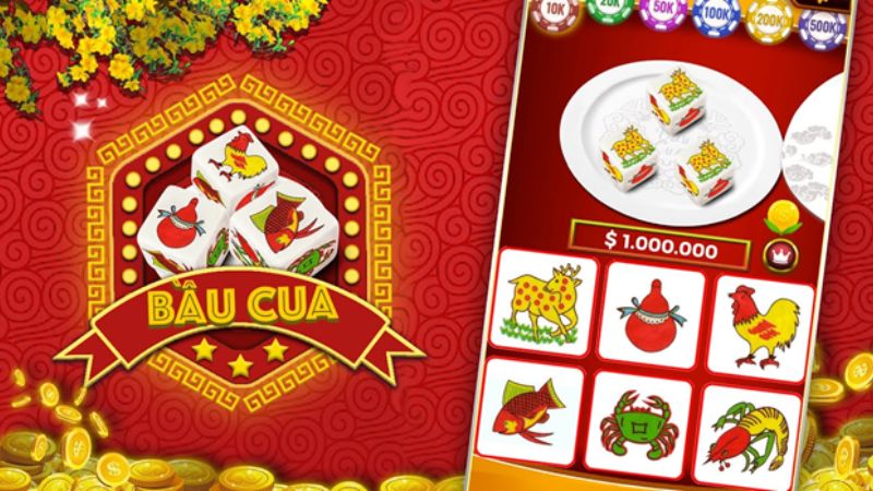 mẹo chơi bầu cua tôm cá trên điện thoại