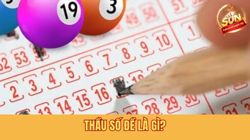 Thông chi tiết về thầu số đề là gì?